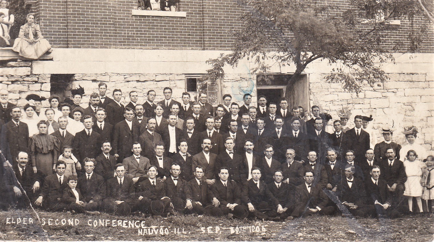 Elders at the 2nd conference at Nauvoo,  1906